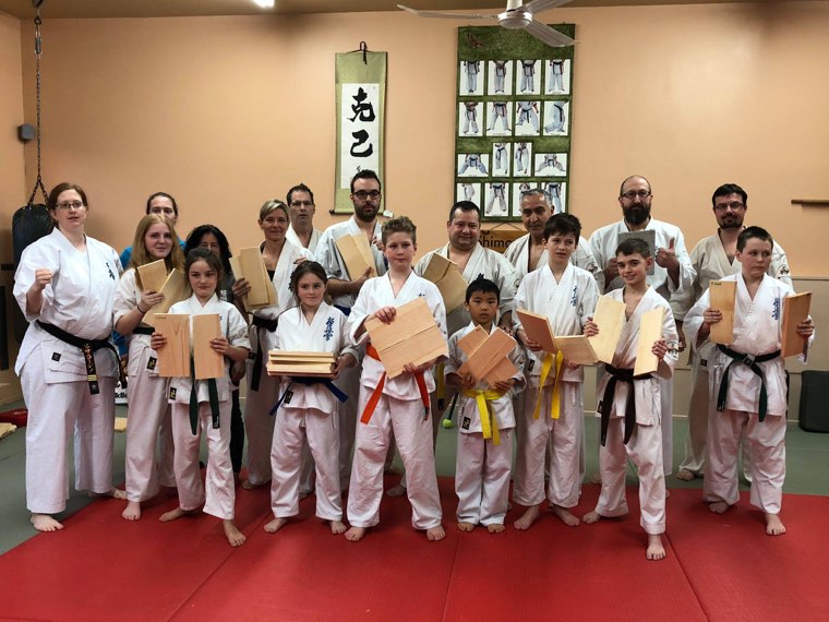 Tameshiwari — cours de cassage